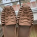 Nisola Huarache almond Tan Leather shoe size 9