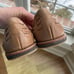 Nisola Huarache almond Tan Leather shoe size 9