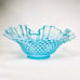 Fenton Blue Hobnail Bowl Non-Opalescent Scarce 1941-44