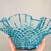 Fenton Blue Hobnail Bowl Non-Opalescent Scarce 1941-44