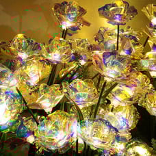 Flumy Solar Lights for Outside Gardening Supplies,Cemetery Decoration,Garden Dec