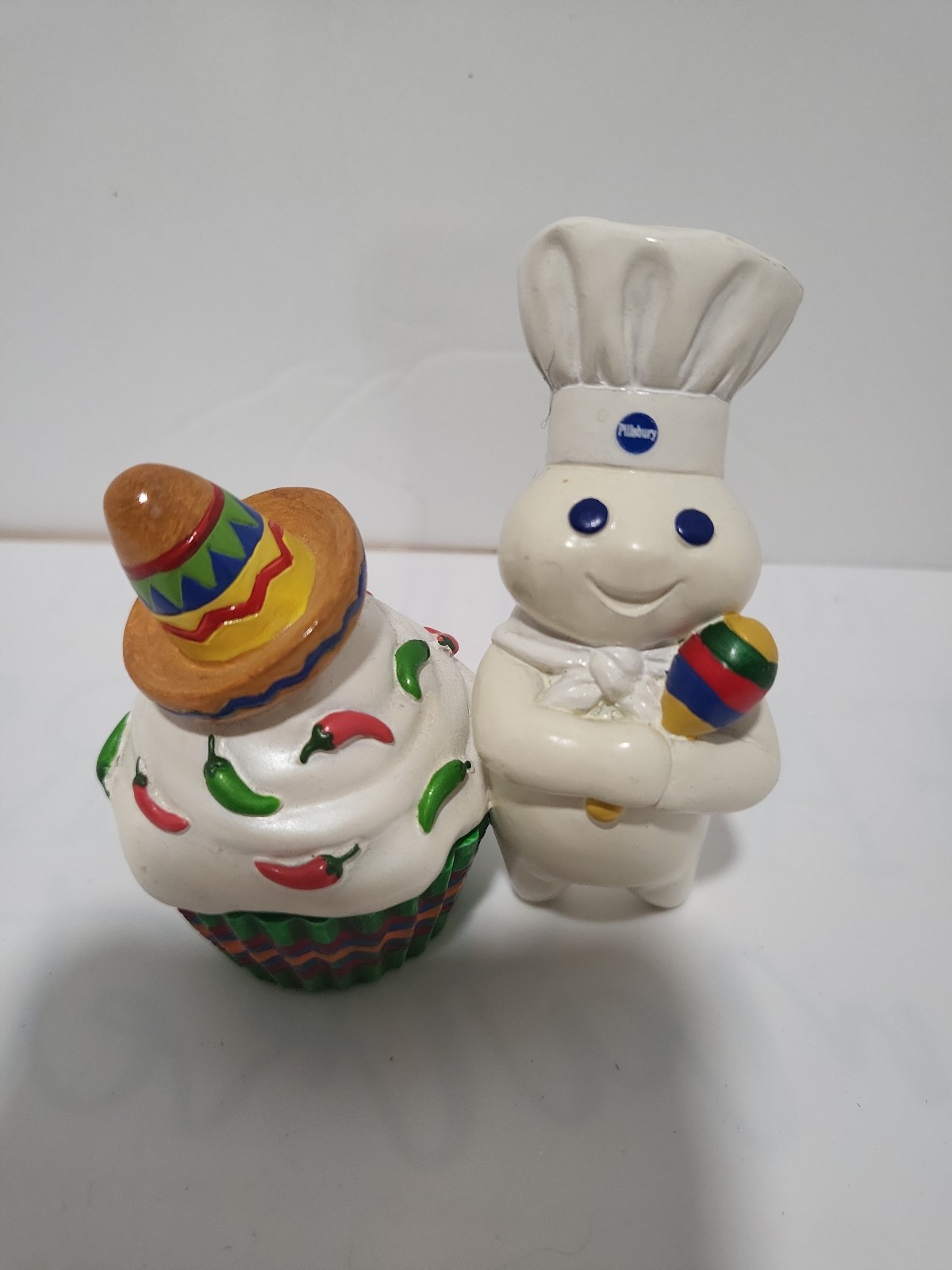 Pillsbury Doughboy Holiday Cupcakes Cinco de Mayo Figurine
