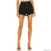 Paige Denim Noella Cut Off Frayed Jean Shorts Minimalist Casual Black Dove 25