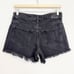Paige Denim Noella Cut Off Frayed Jean Shorts Minimalist Casual Black Dove 25