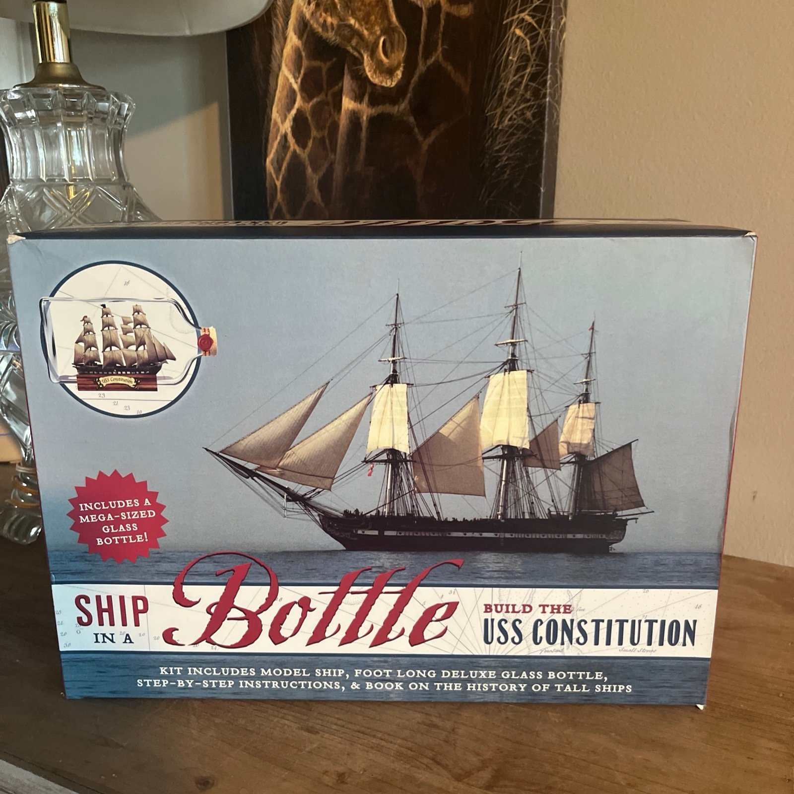 Ship In a Bottle Build The Uss Constitution Discontinued New In Box
