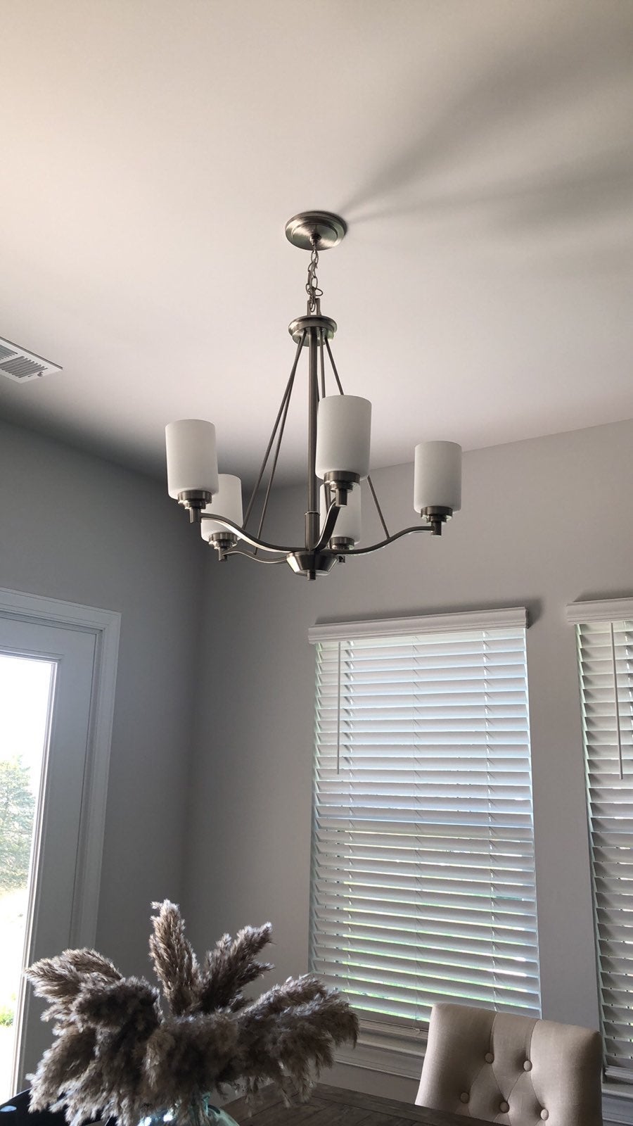 Brushed Nickel Chandelier