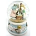Vintage 1995 The SanFrancisco Music Box Company Nativity Scene Song Snow Globe