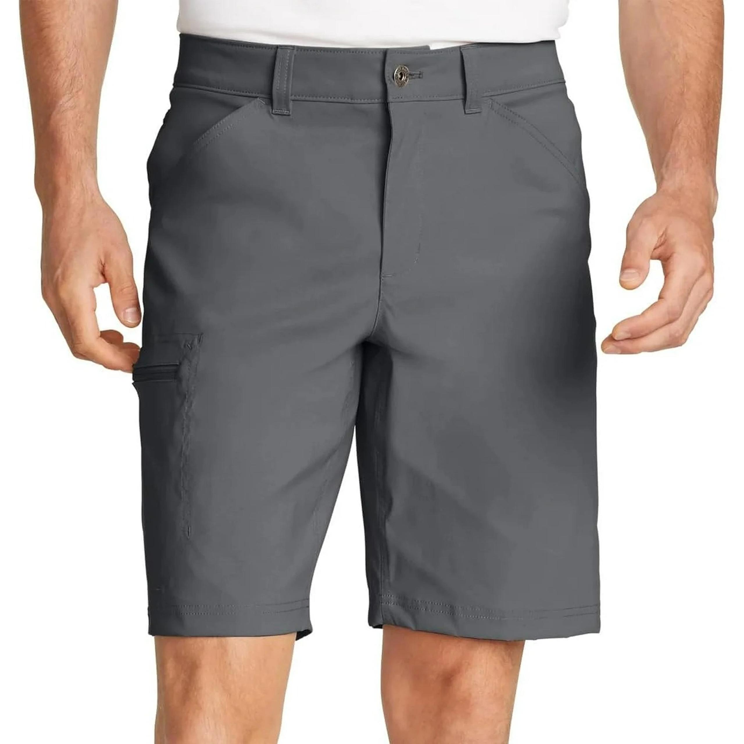 Eddie Bauer Men’s Stretch Lightweight Tech Short | Gray | Size 32