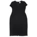LK Bennett Dr Eline Single Lapel Tailored Midi Sheath Dress Womens 12 Black