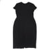 LK Bennett Dr Eline Single Lapel Tailored Midi Sheath Dress Womens 12 Black