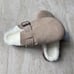 Birkenstock Shearling Suede Leather Latte Cream Medium/Narrow Size -38