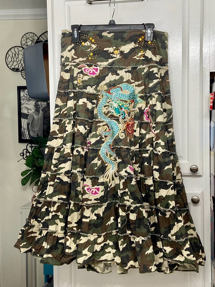MISS ME CAMOFLAUGE SKIRT