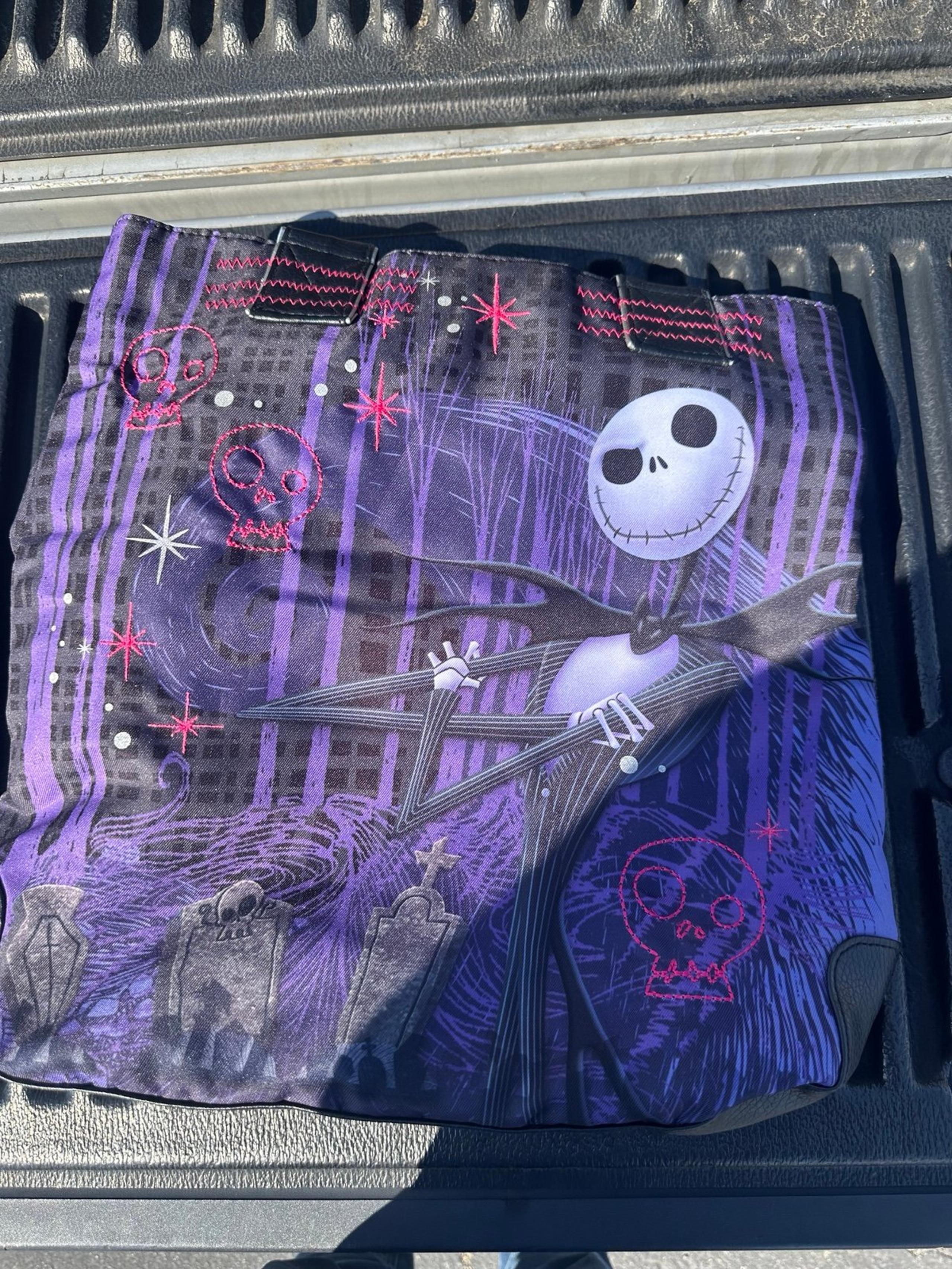 Disney Parks Nightmare Before Christmas Jack skelington tote bag