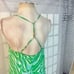 Lilly Pulitzer maisy green print silk mini slip sundress size small