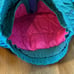 CB Sports Jacket Full Zip Ski Teal Green Hot Pink Coat w Liner warm MEDIUM M vtg