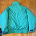 CB Sports Jacket Full Zip Ski Teal Green Hot Pink Coat w Liner warm MEDIUM M vtg