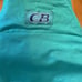 CB Sports Jacket Full Zip Ski Teal Green Hot Pink Coat w Liner warm MEDIUM M vtg