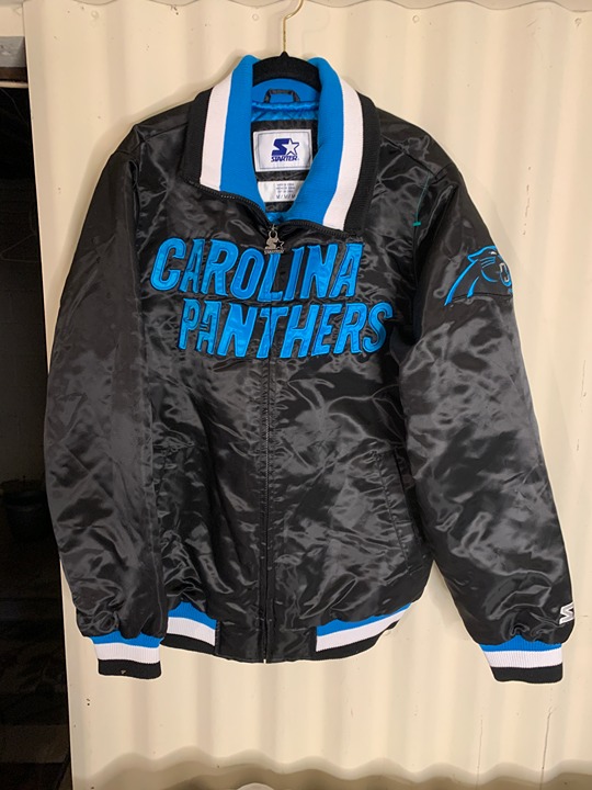 Vintage Starter Carolina Panthers Jacket Mens Size Medium NFL