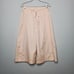 VINCE • Pink Drawstring Side-slit Cropped Culotte Pants Sz Small
