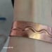 Vtg.Handmade genuine Copper wave cuff bracelet
