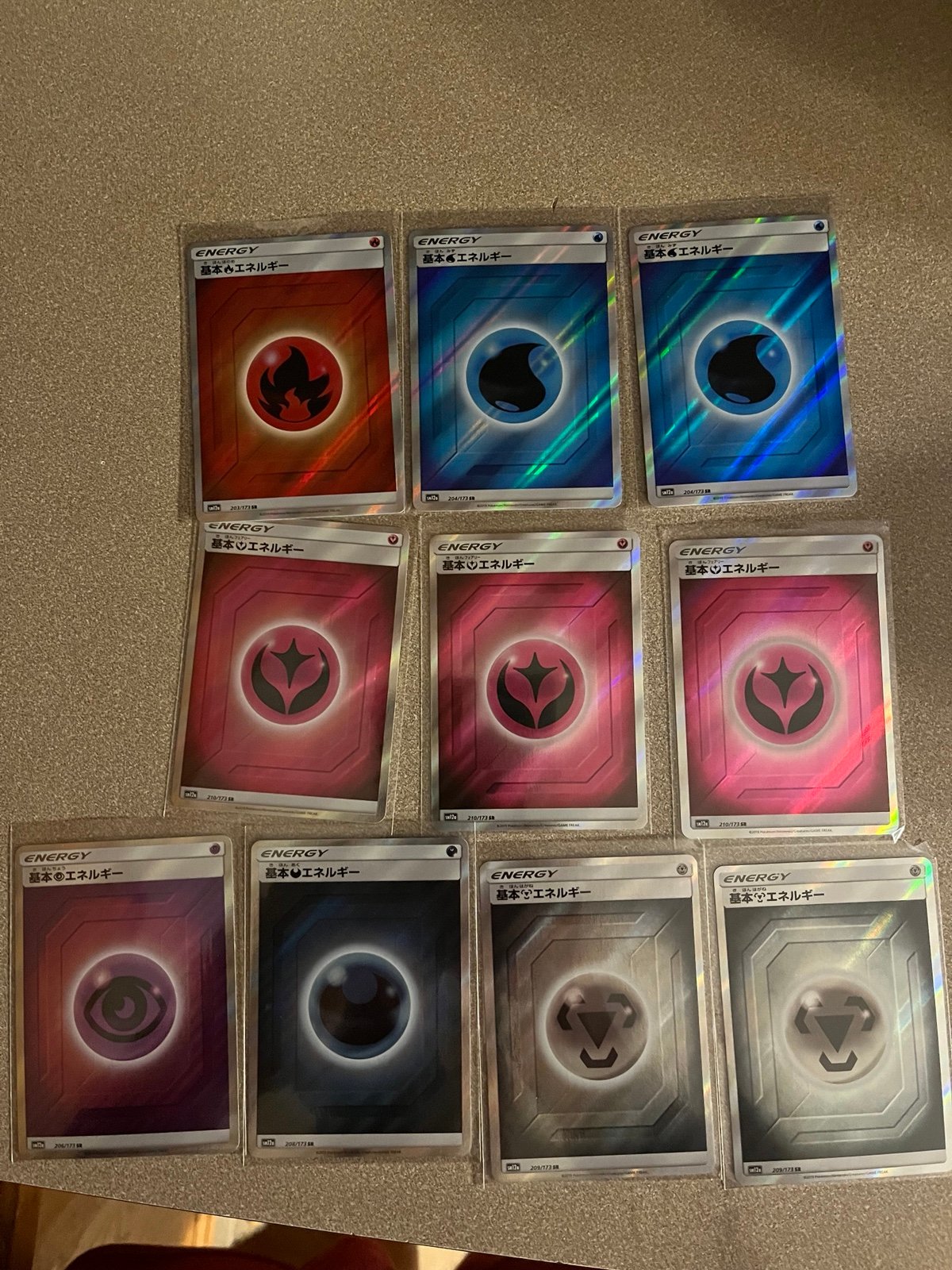 Pokémon Japanese tag All-Star holo energy lot
