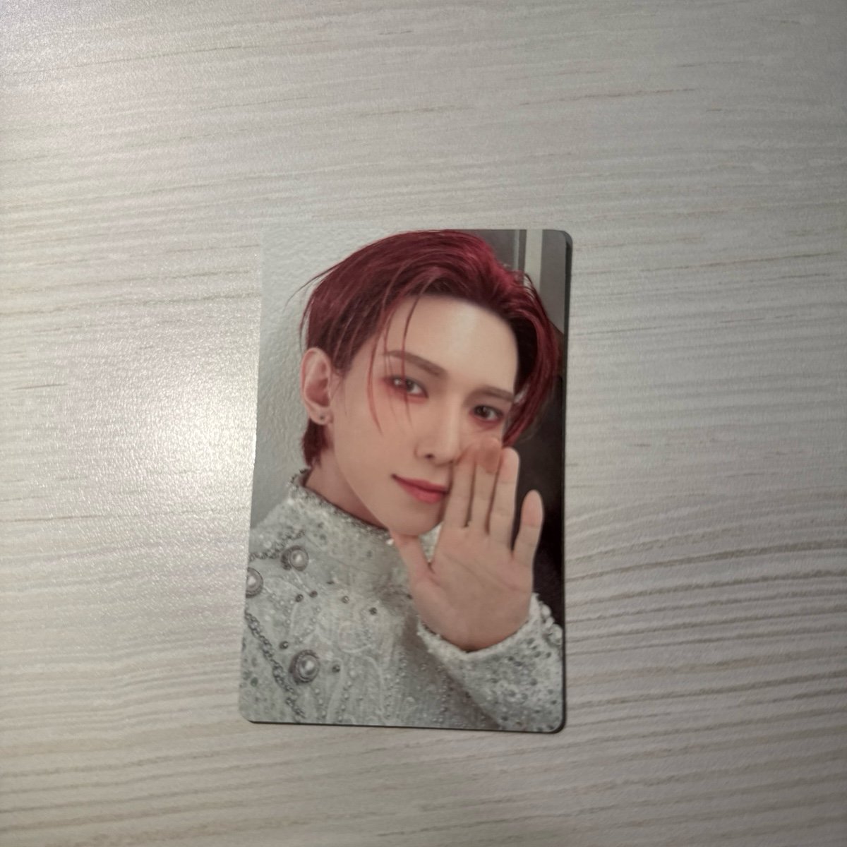 Yeosang ATEEZ Seoul concert soundcheck photocard