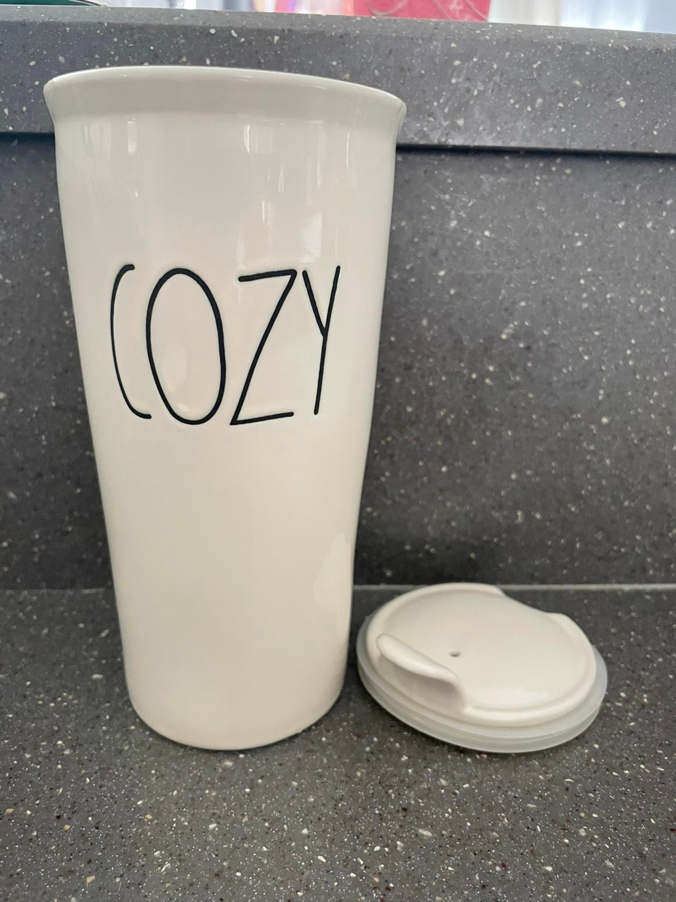 Rae dunn travel mug