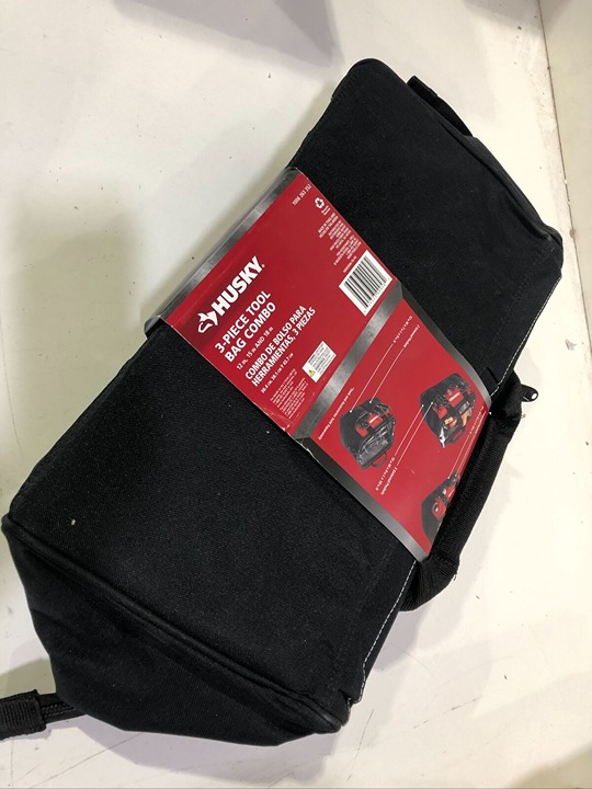 Husky 18 in., 15 in. and 12 in. Tool Bag Combo New