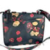 COACH Black Multicolor Leather Floral Print In Jeweled Satchel Crossbody Bag