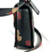 COACH Black Multicolor Leather Floral Print In Jeweled Satchel Crossbody Bag