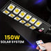 1pc 504LED solar induction street lamp, Strong Light Double Row Sensor Light,bhf