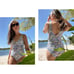 Tanya Taylor Kelly Wrap One Piece Swim Small Beach Floral Vacation