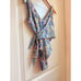 Tanya Taylor Kelly Wrap One Piece Swim Small Beach Floral Vacation