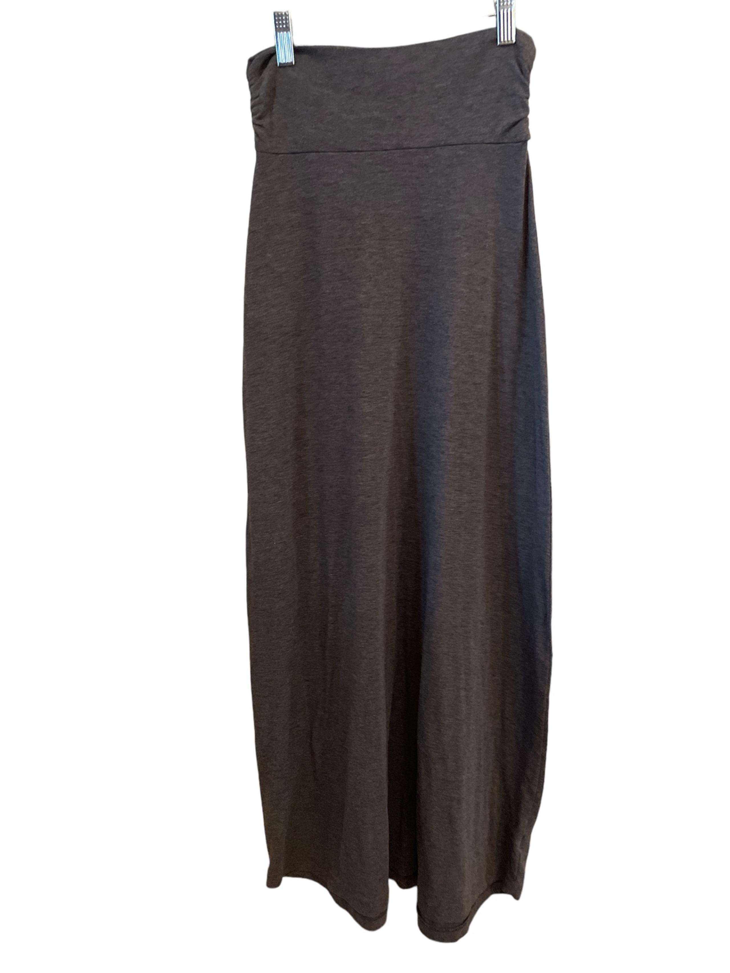 Zenana Outfitters Women Size Small Grey Maxi Skirt.
