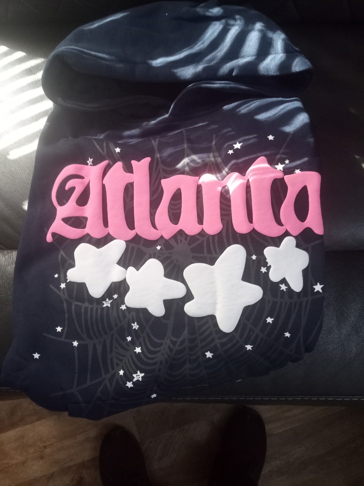 Navy Sp5der Hoodie
