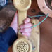 Antique Vintage Rotary Phone Pale Yellow