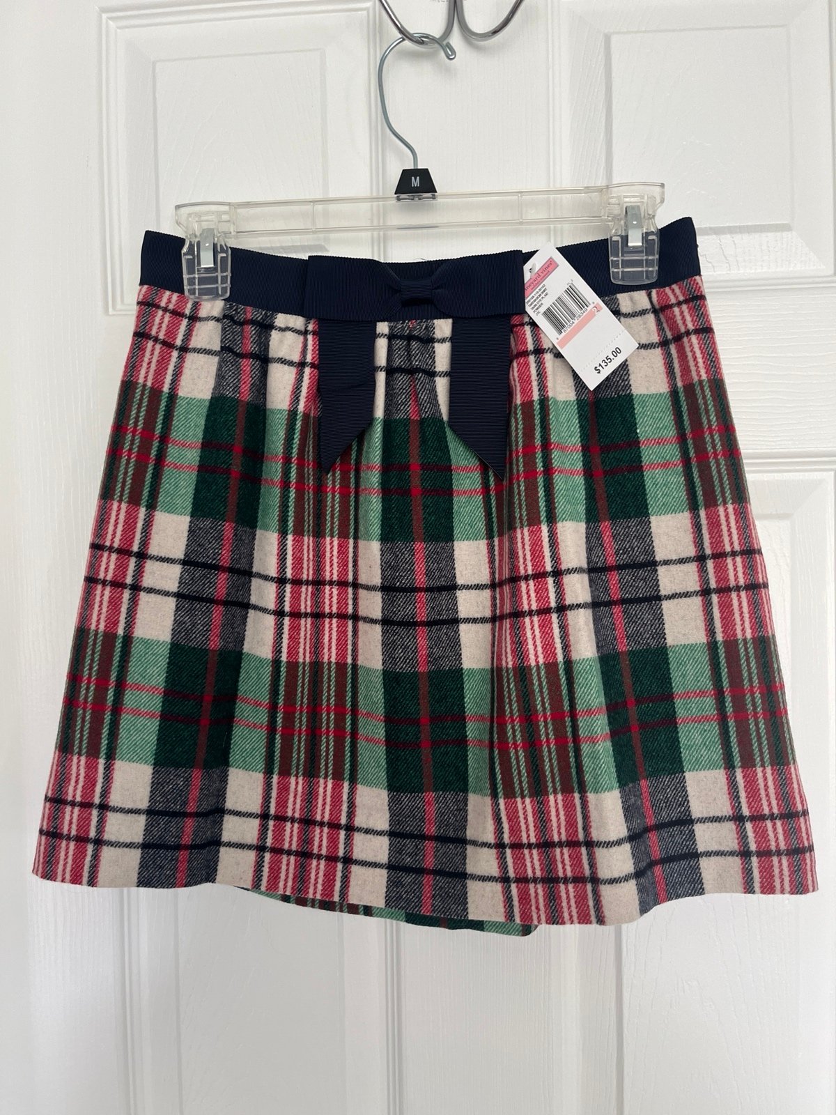 vineyard vines Tartan Bow Skirt, 2, NWT