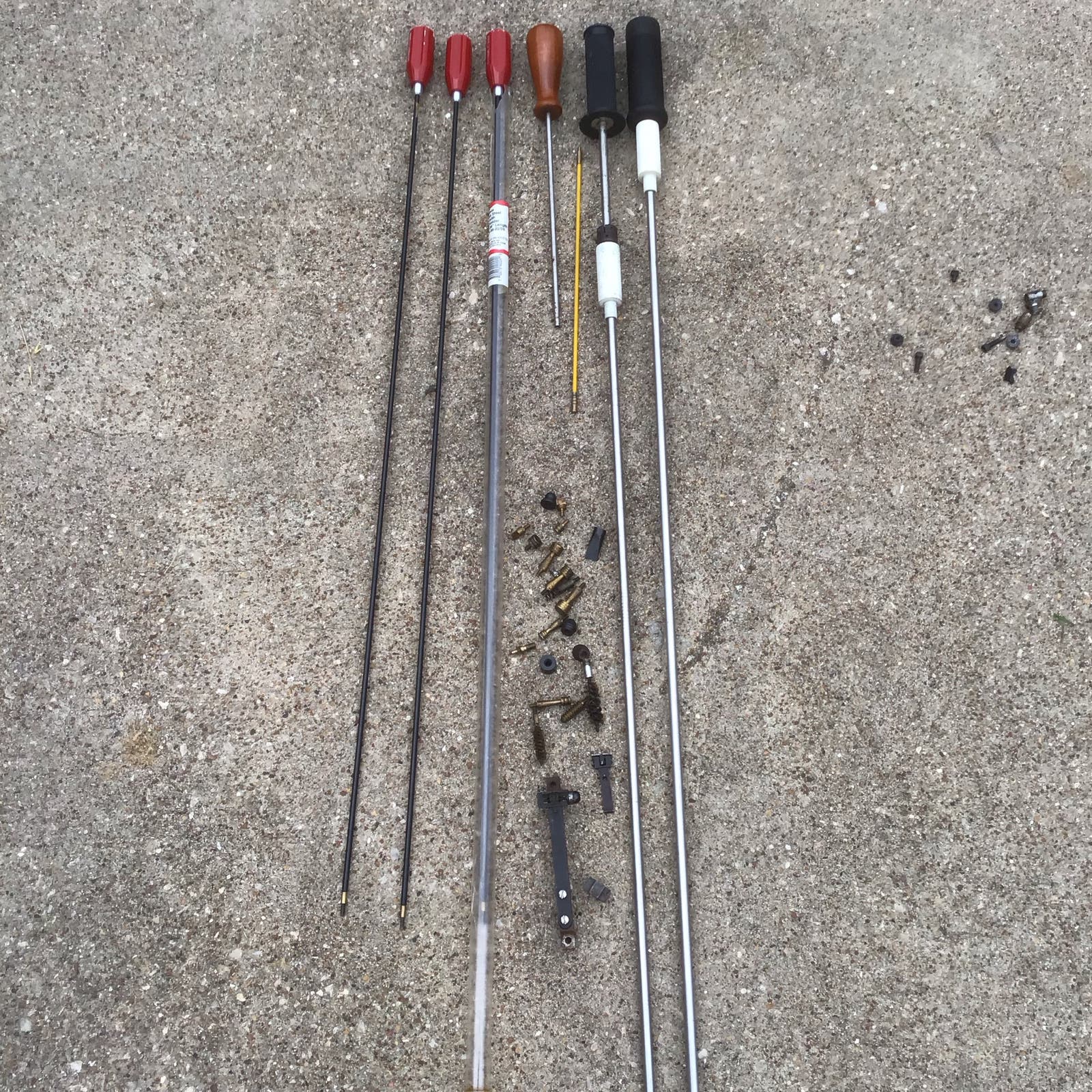 Pro-Shot Product 22-.26 Cal 36 Stainless Steel Rifle Cleaning Rod lot of 6