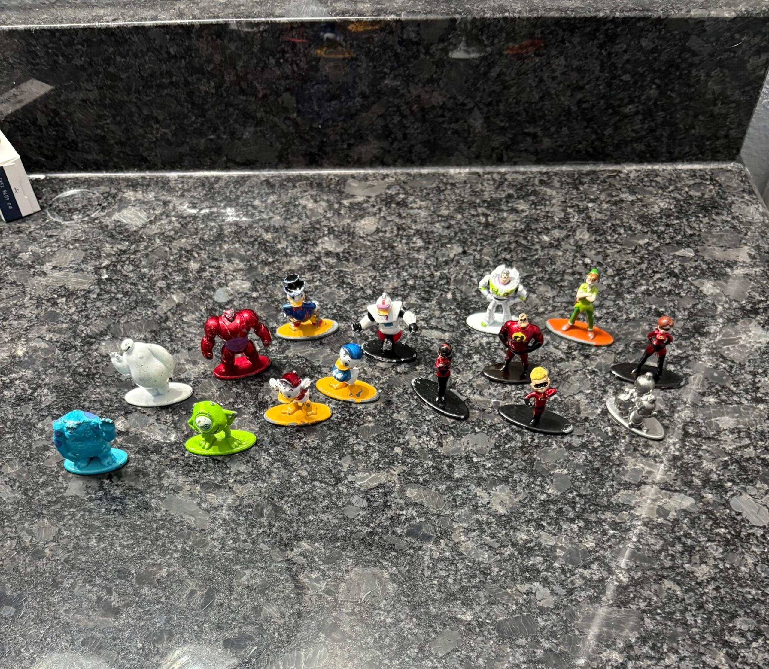 Random Disney Die Cast Mini Fig Miniature Figure Lot