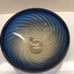 BERANEK LADISLAV PALECEK Art Glass Bowl Vintage Cobalt Blue