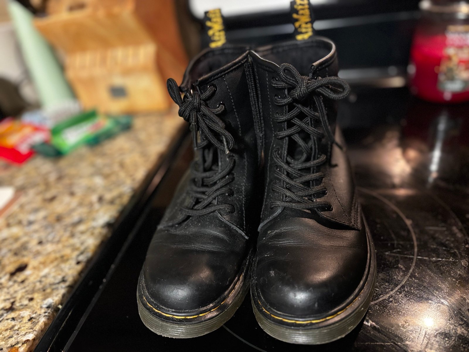 Dr. Martens Junior 1460 Softy T Leather Boots
