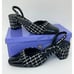 LILIANA / Kaya-3/ Black & White / Tweed / Block / Heel Slingback / Shoes