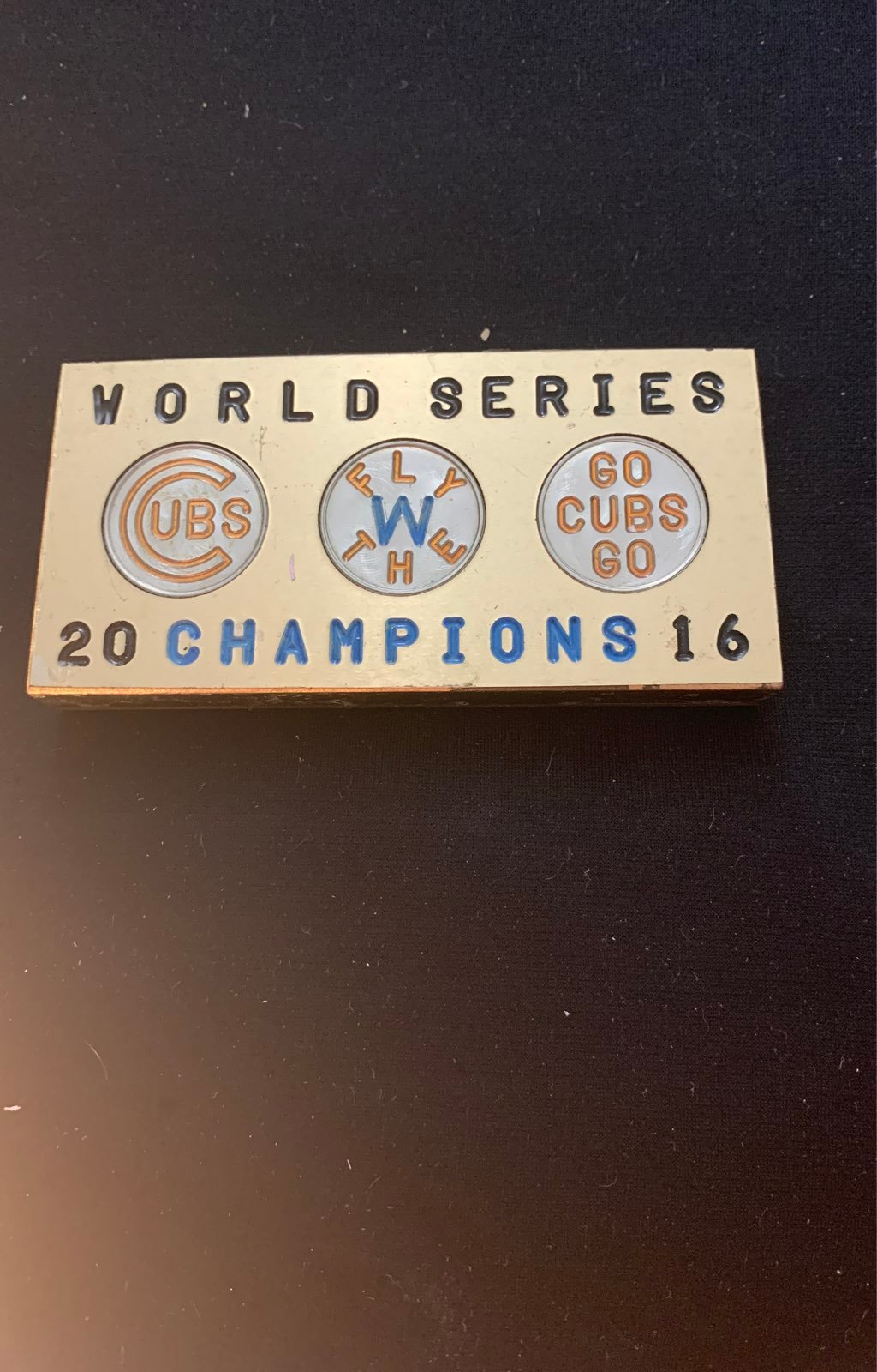 2016 cubs world series coin holder magne
