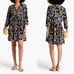 NEW NWT ba&sh Volver Gathered Floral Print Crepe Mini Dress SIZE M MSRP 295
