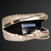 Multifaceted Gold Crystal/Rhinestone Evening Bag-Handles/Removable Chain Strap