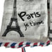 Paris Souvenir Honeycomb 100% Cotton Tea Kitchen Towels Set of 2 New