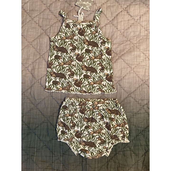 Kate Quinn Woodland Animals Shortie Set