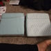 Two soft microfiber sheet sets sea foam green