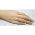 Exquisite 14K Karat Solid Yellow Gold Solitaire Diamond Wedding Ring - Size 5