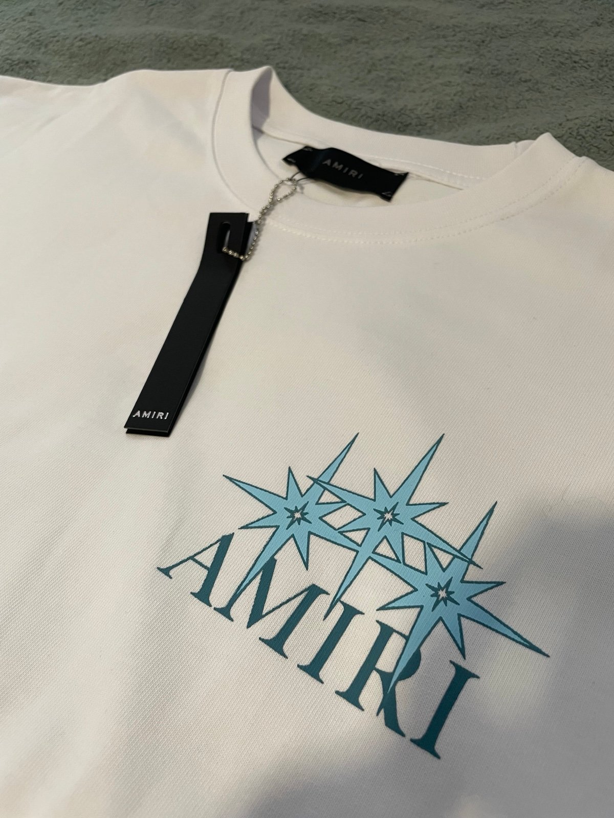 Amiri Starburst White Tee- Large- New with Tags